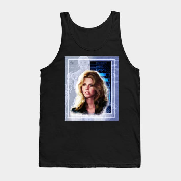 Lindsay Wagner, the Bionic Woman Tank Top by micheleamadesi